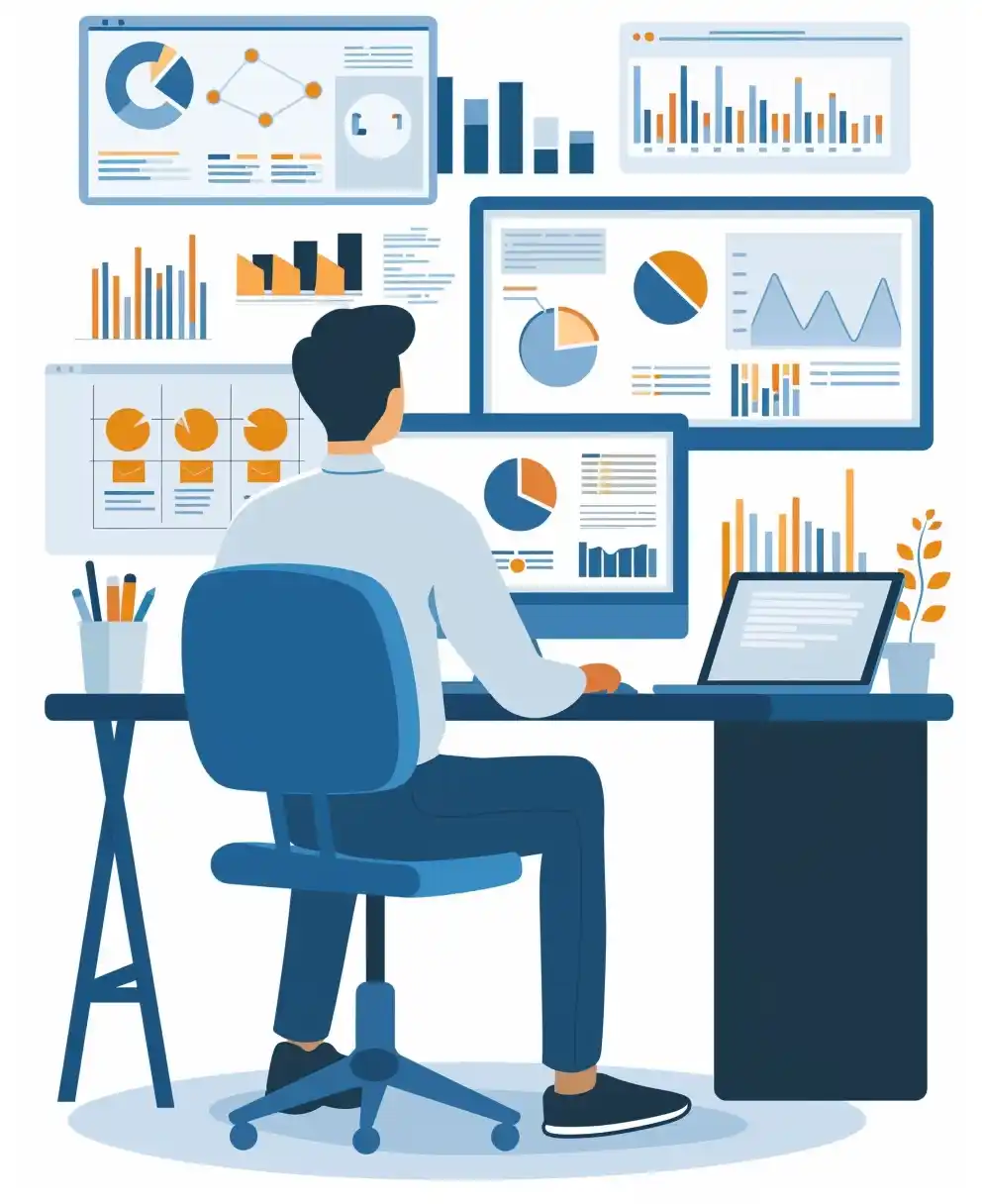 Vector Tech Office Tools Midjourney提示词