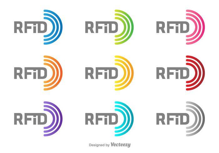 RFID矢量标志
