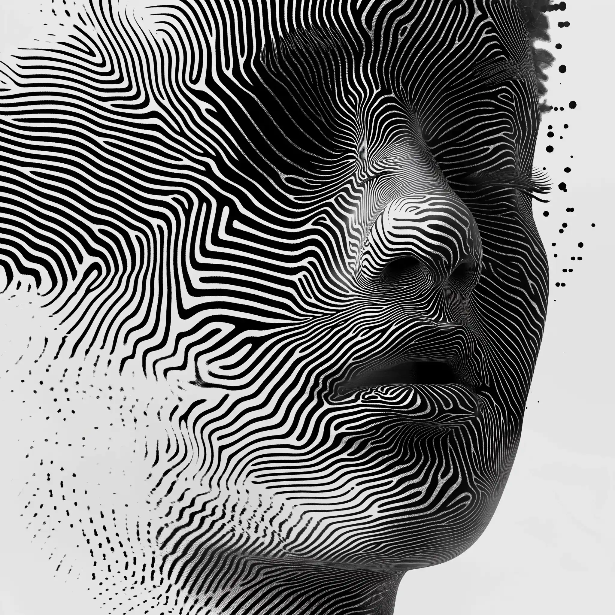 Raw Visualization of Awareness Midjourney提示词