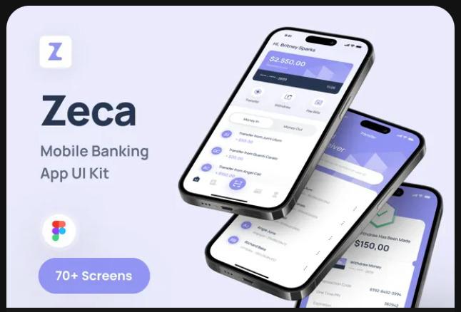 Zeca - Mobile Banking App UI Kit