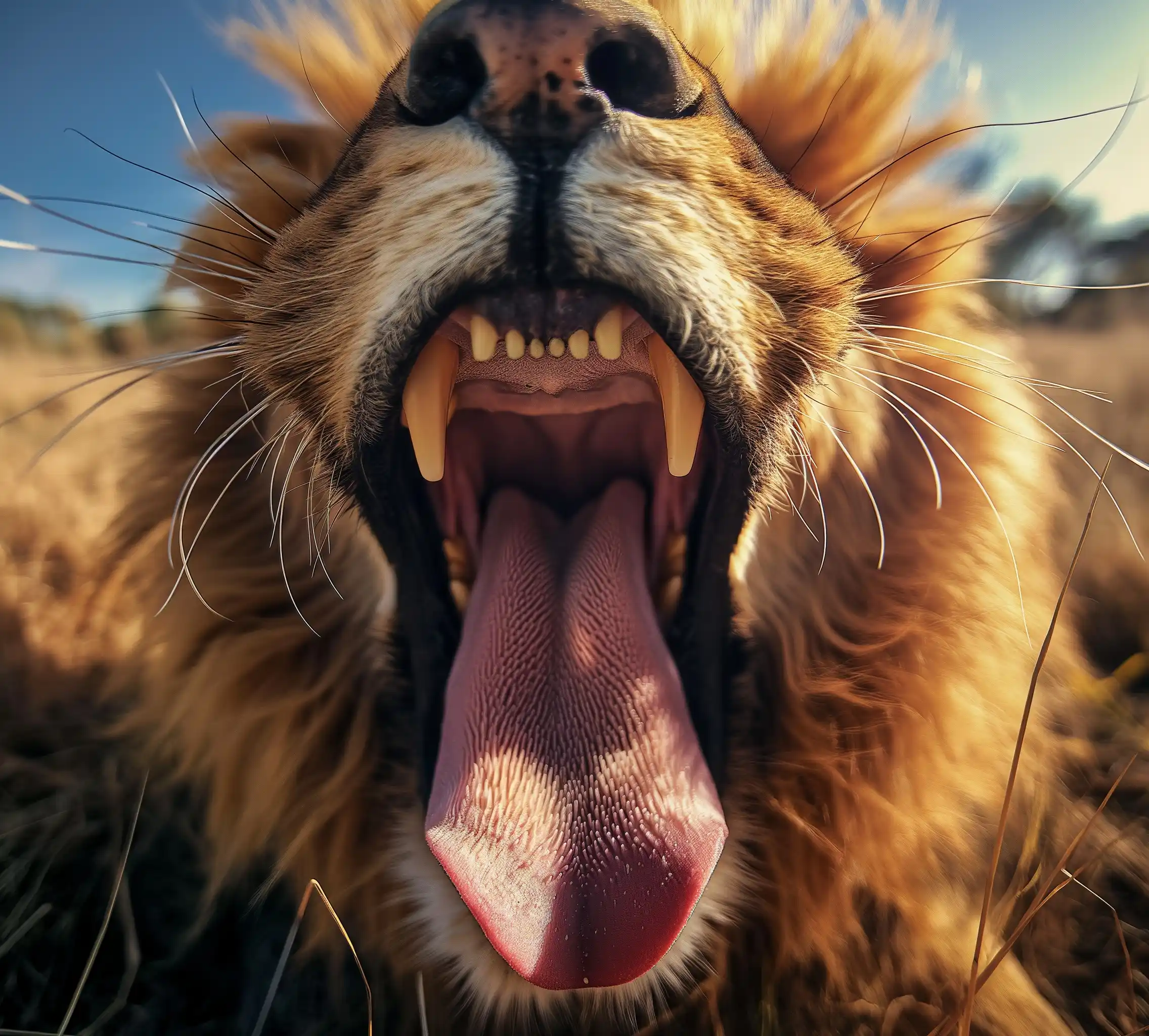 iPhone Lion Tongue Photo Midjourney提示词