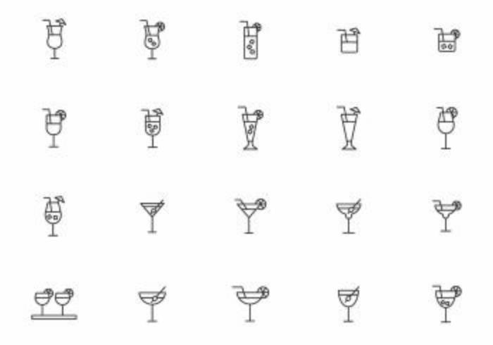 免费的Mocktail矢量