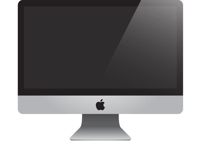 iMac 27＆＃x27;＆＃x27;免费矢量