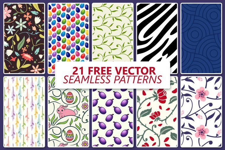 21-Free-Vector-Seamless-Patterns（21个无缝壁纸）