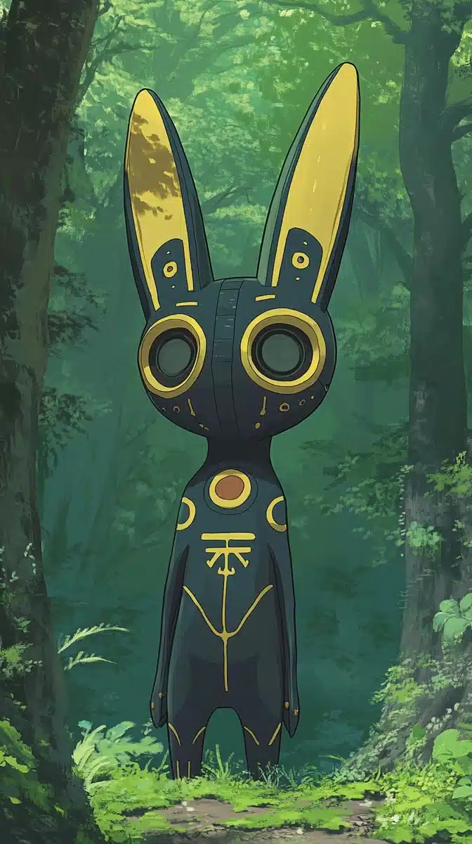 Retro Fakemon with Mask Midjourney提示词