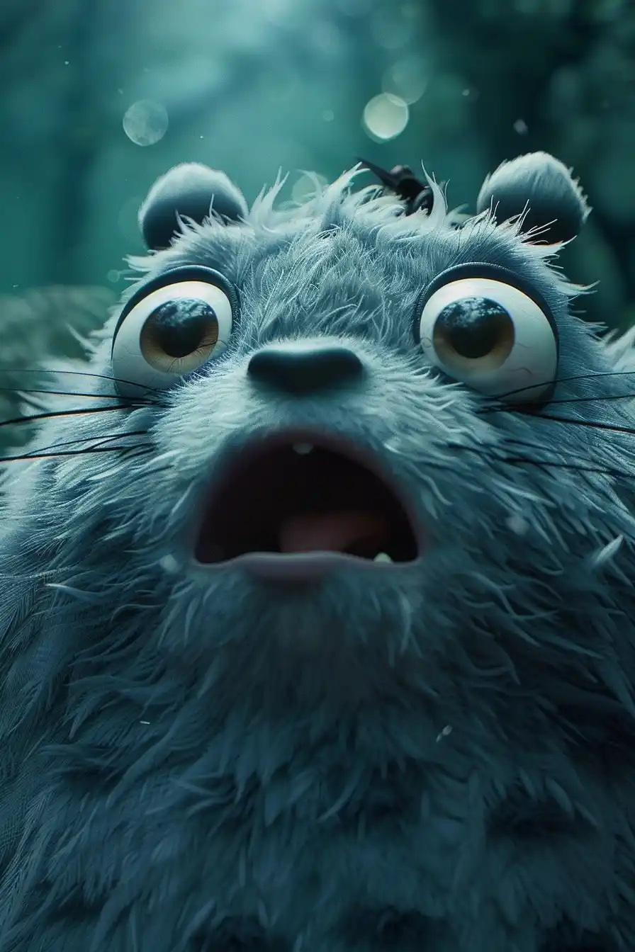 Fantasy Totoro Surprise Midjourney 提示词生成效果