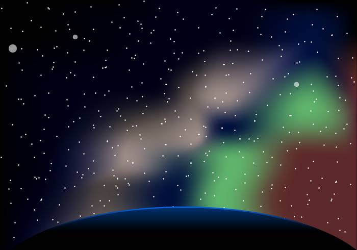 免费星尘背景矢量