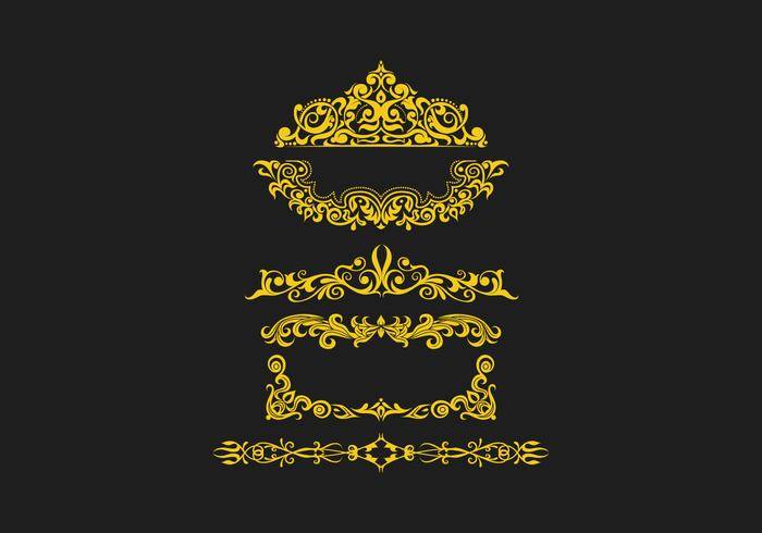 免费SCROLLWORK VECTOR 3