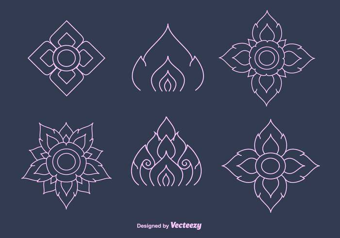 免费的泰国模式矢量