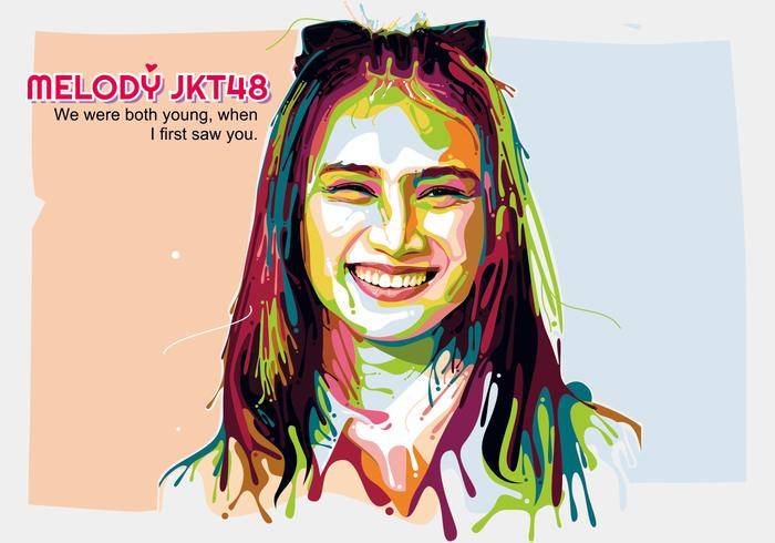 旋律JKT48  - 波普艺术肖像