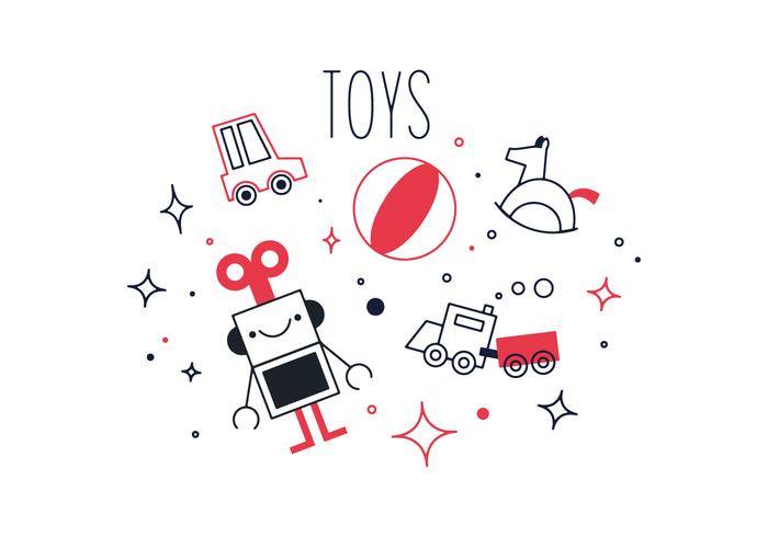 免费玩具矢量