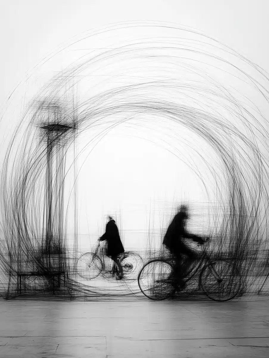 Bauhaus Bikers by Structure Midjourney提示词