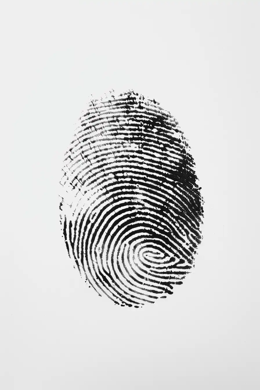 Fingerprint Monochrome Study Midjourney提示词