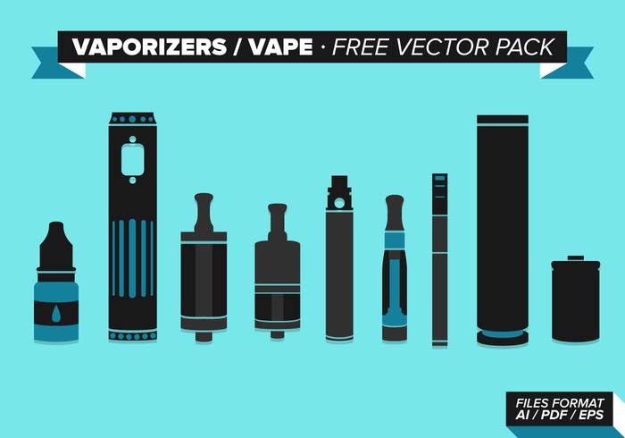 蒸发器/ Vape免费矢量包