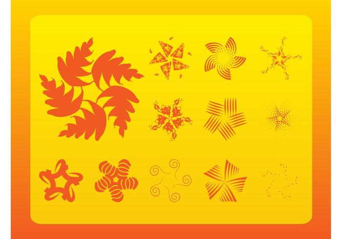 花矢量图标