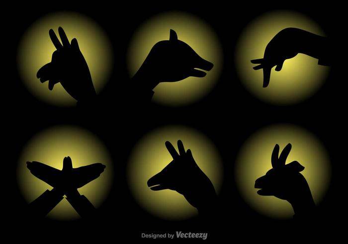 矢量影子木偶集