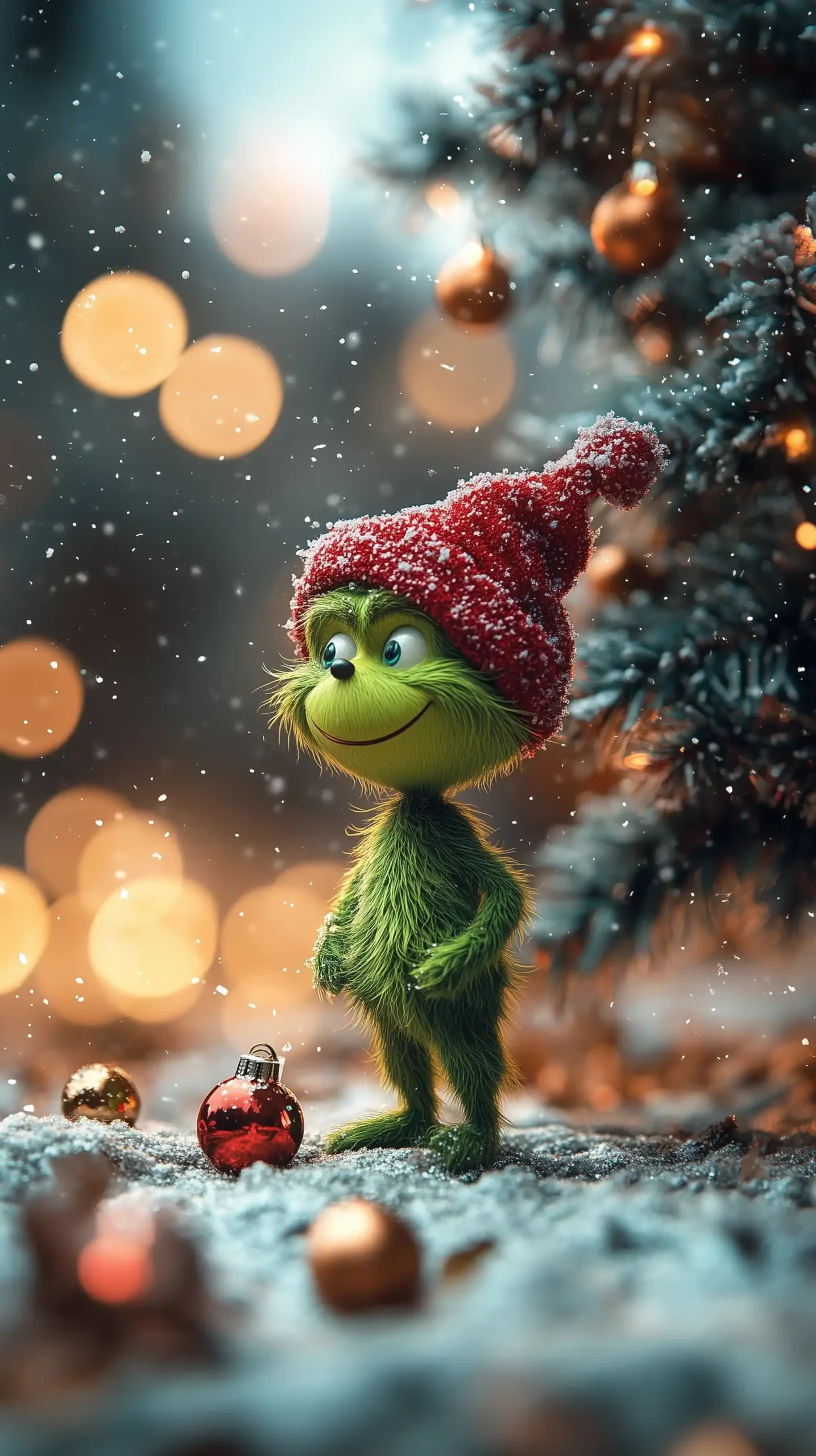 Tiny Grinch in Fantasy Midjourney提示词