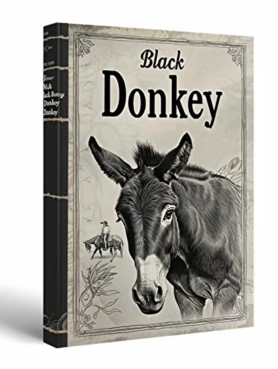 Classic Silver Donkey Cover Midjourney提示词