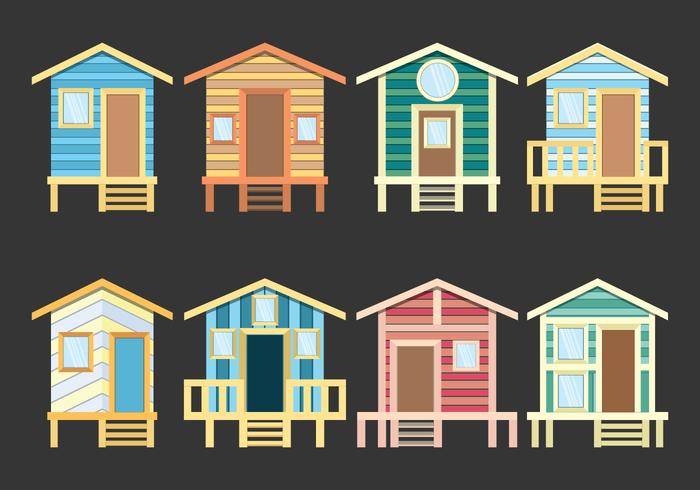 海滩小屋图标