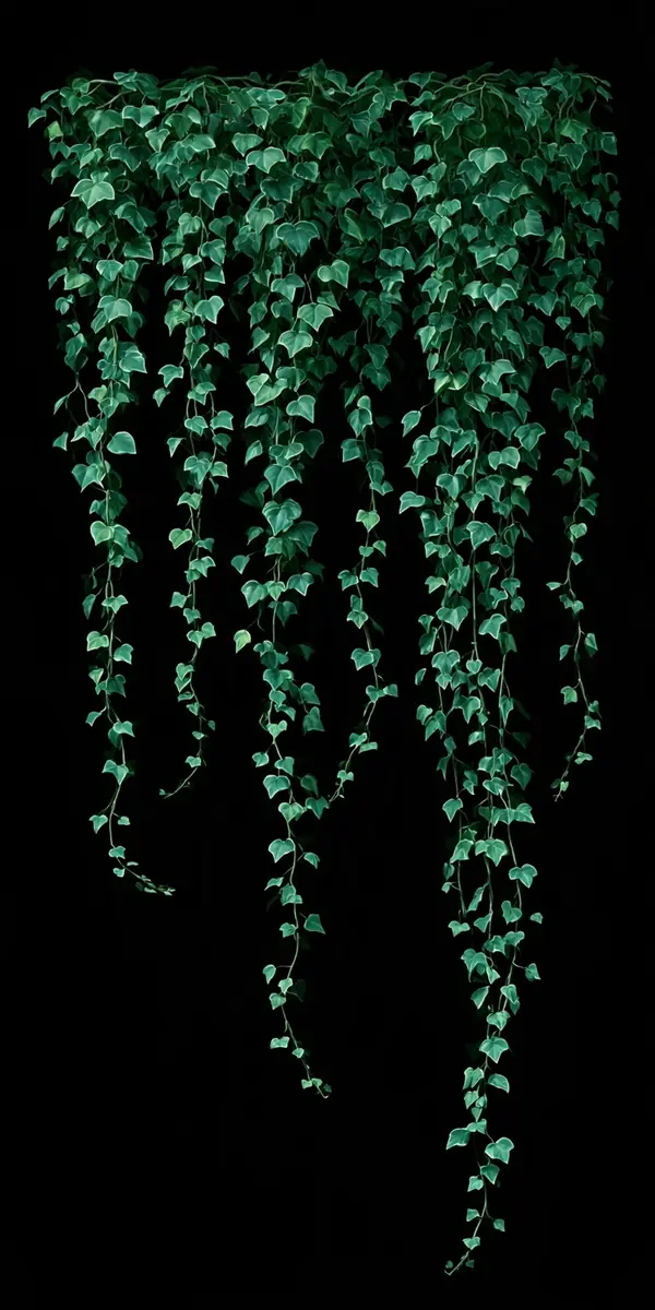 Stylized Trailing Ivy Texture Midjourney提示词