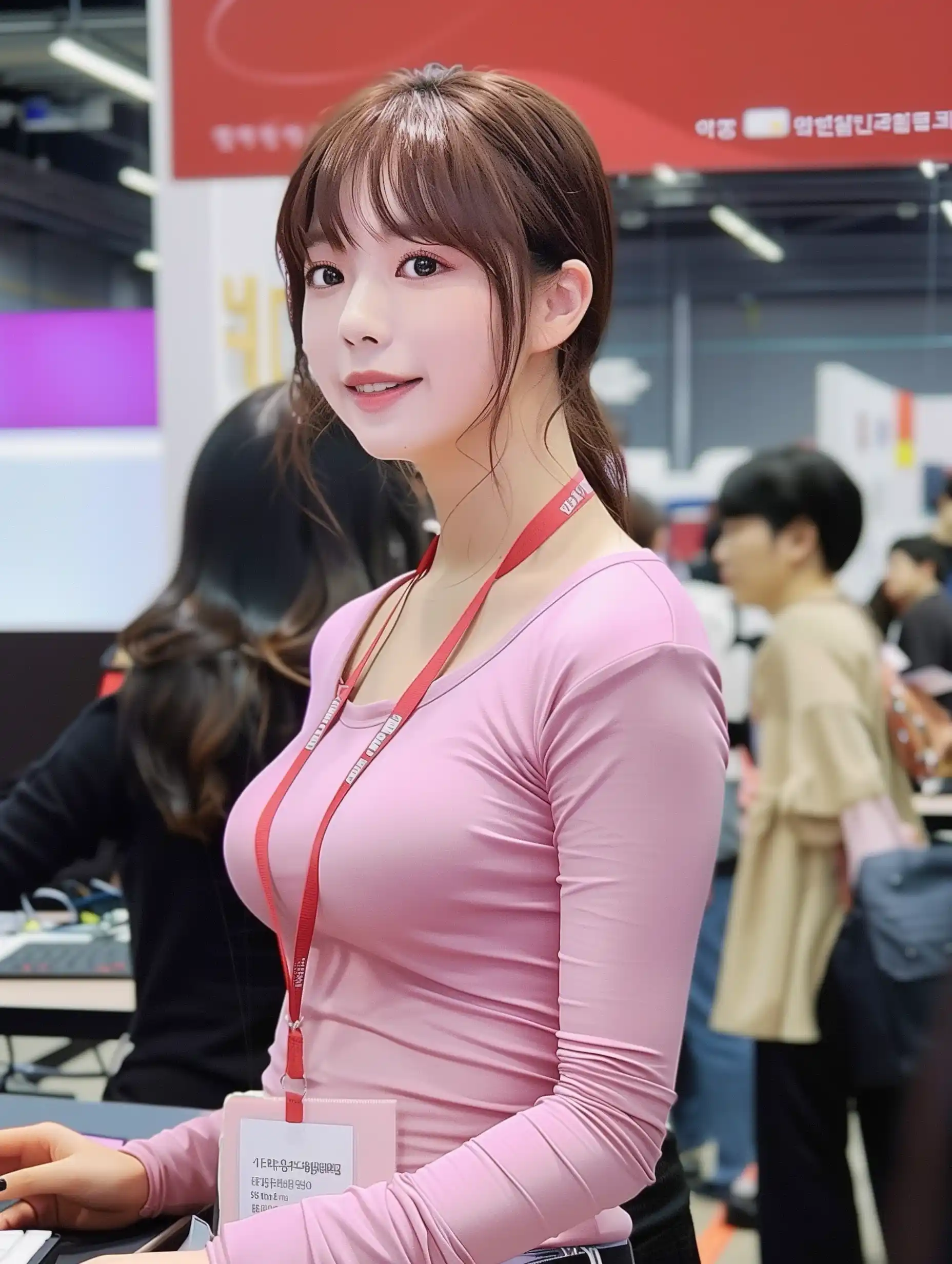 Korean IT Show Portrait Midjourney 提示词生成效果