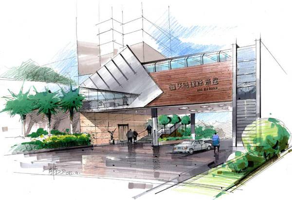 潘俊杰手绘室内效果图2