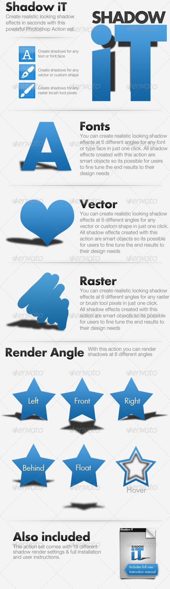GraphicRiver&nbsp;制作的PS系列动作之六----投影特效(含MAC系统动作)&nbsp;&nbsp;&nbsp;