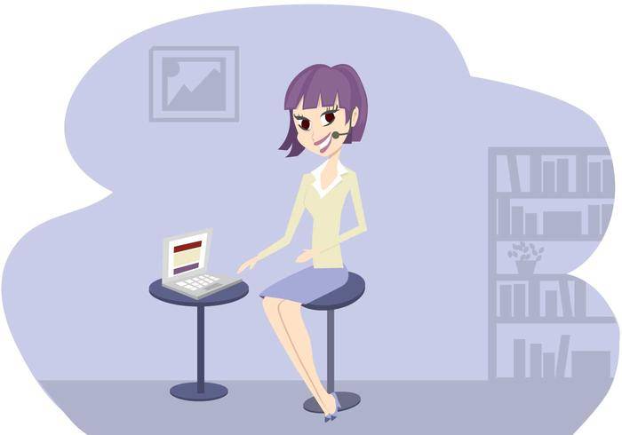 行政助理免费矢量