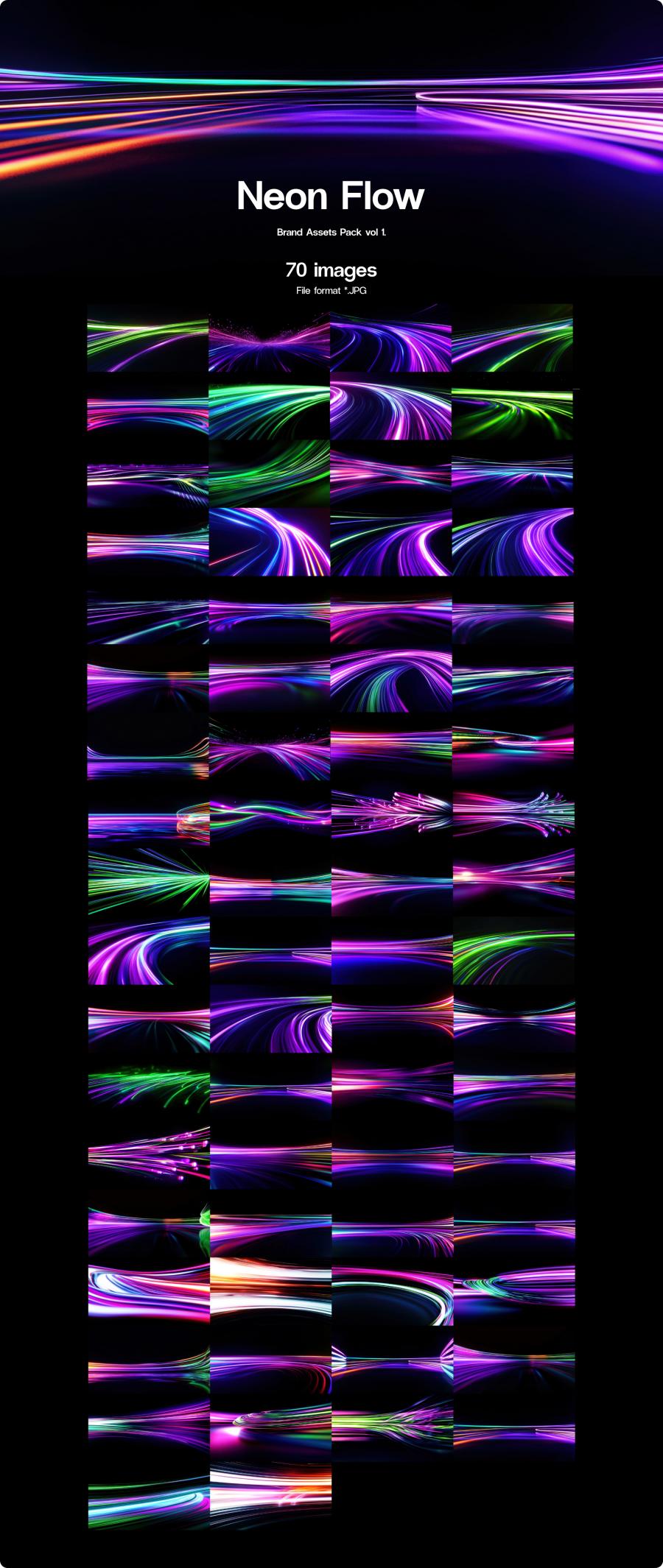 70款动态光效背景！UI/网页/数字艺术秒变高级