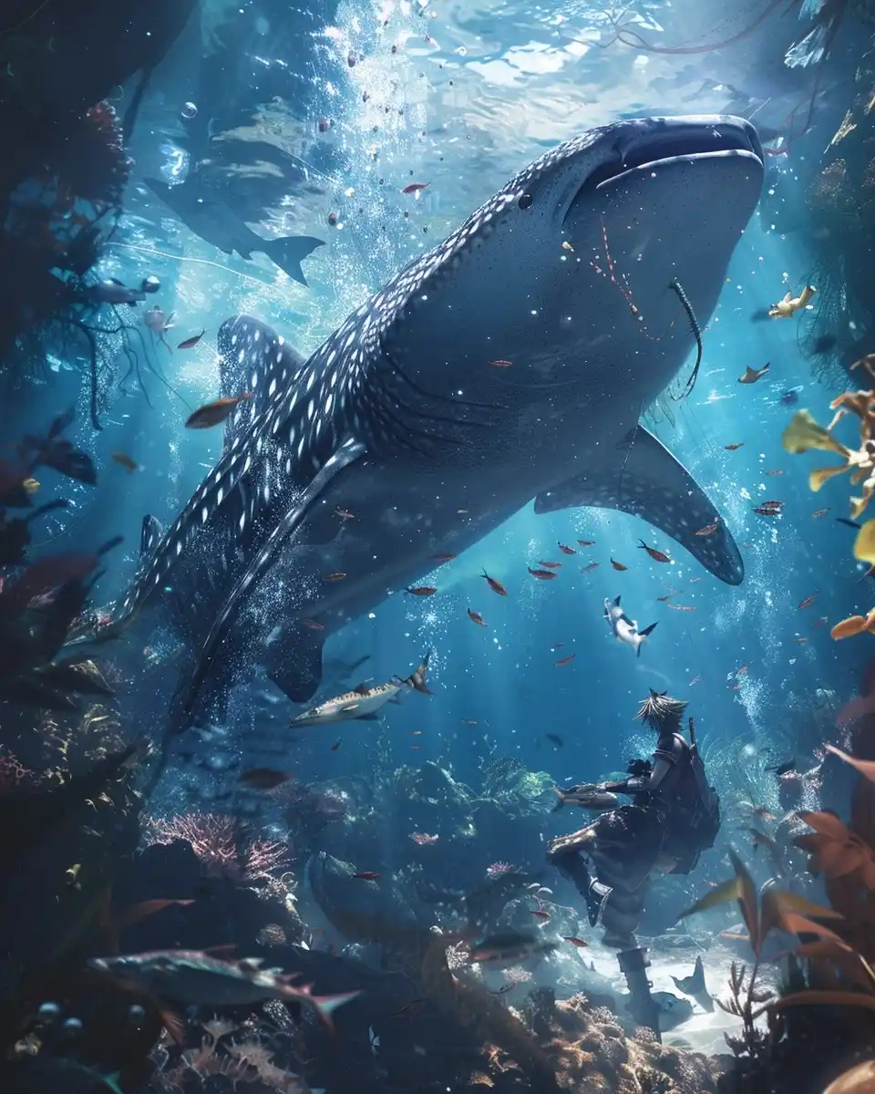 Realistic Underwater Kingdom Midjourney提示词