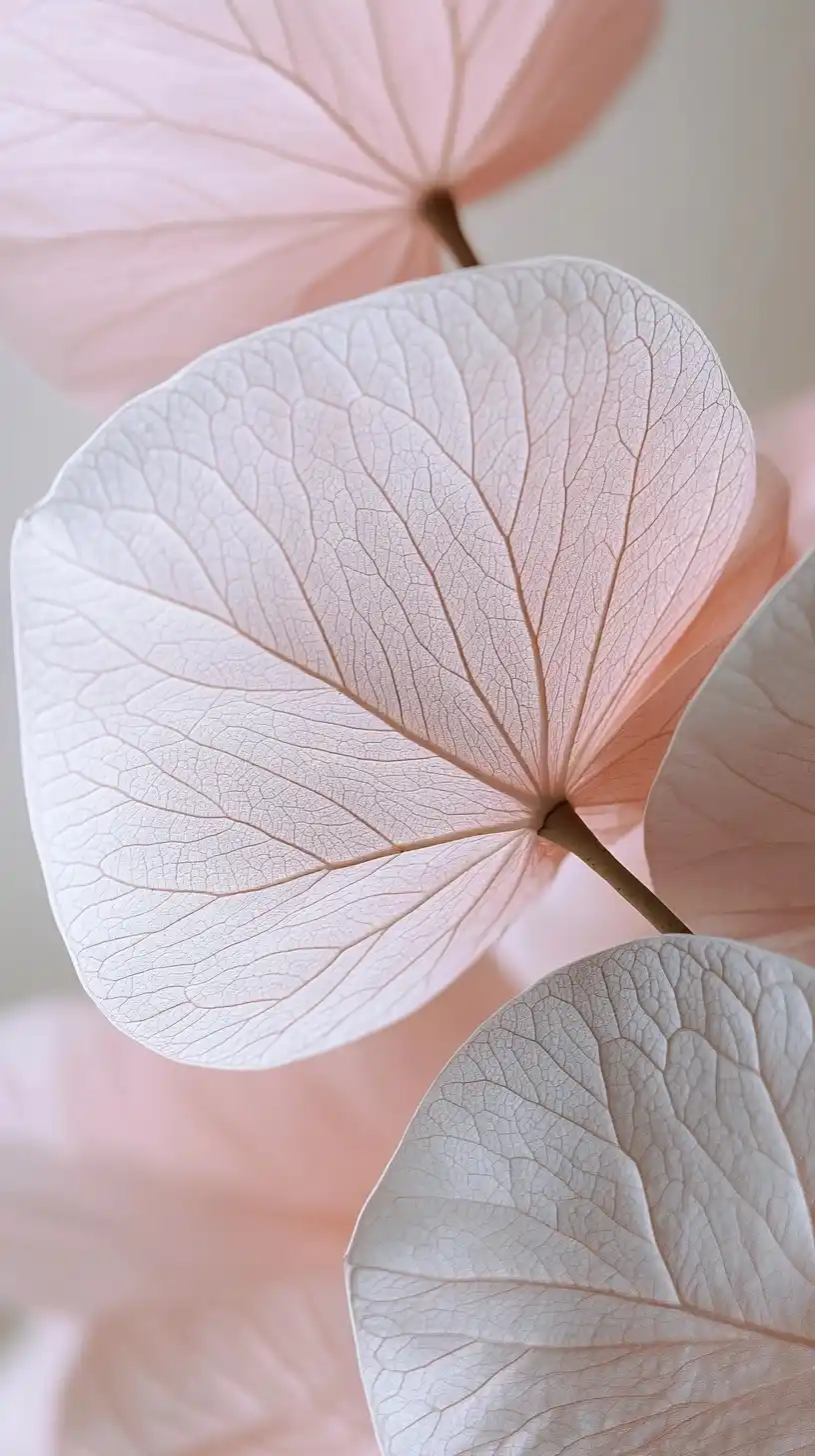 Pastel Lotus Leaves Macro Midjourney提示词