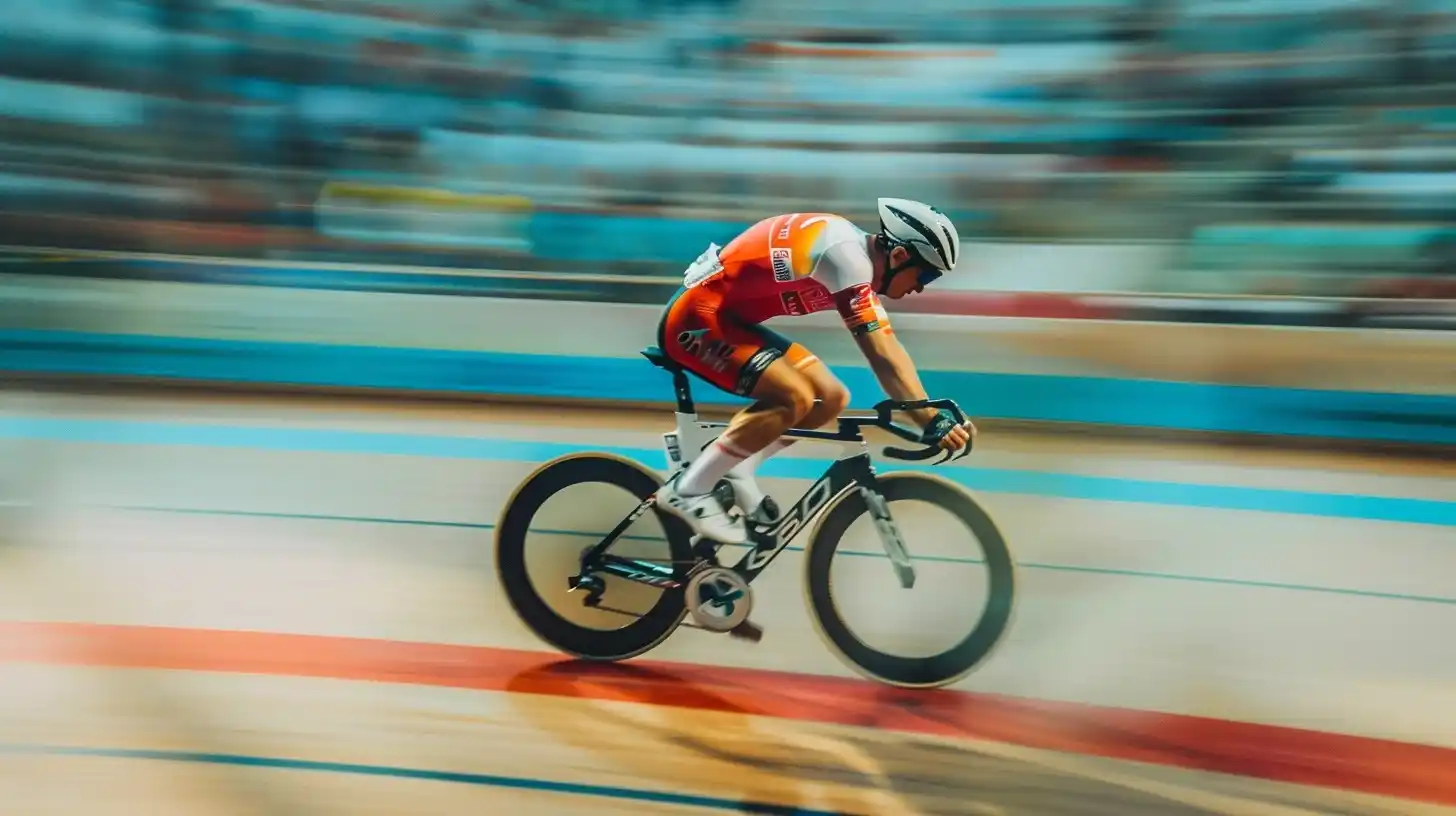Realistic Olympic Cycling Solo Midjourney 提示词生成效果