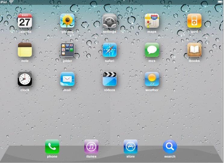 CSS3+jQuery模拟ipad（chrome显示效果最佳)