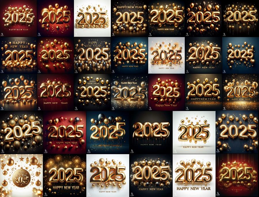 50套 2025年字体logo标志模板AI矢量设计素材