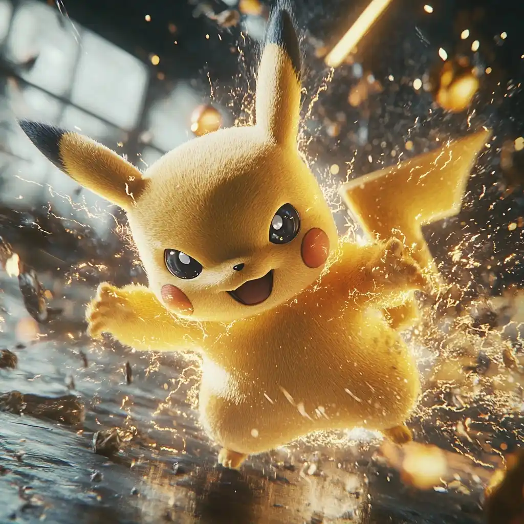 Pokmon Combat in Senna Style Midjourney提示词