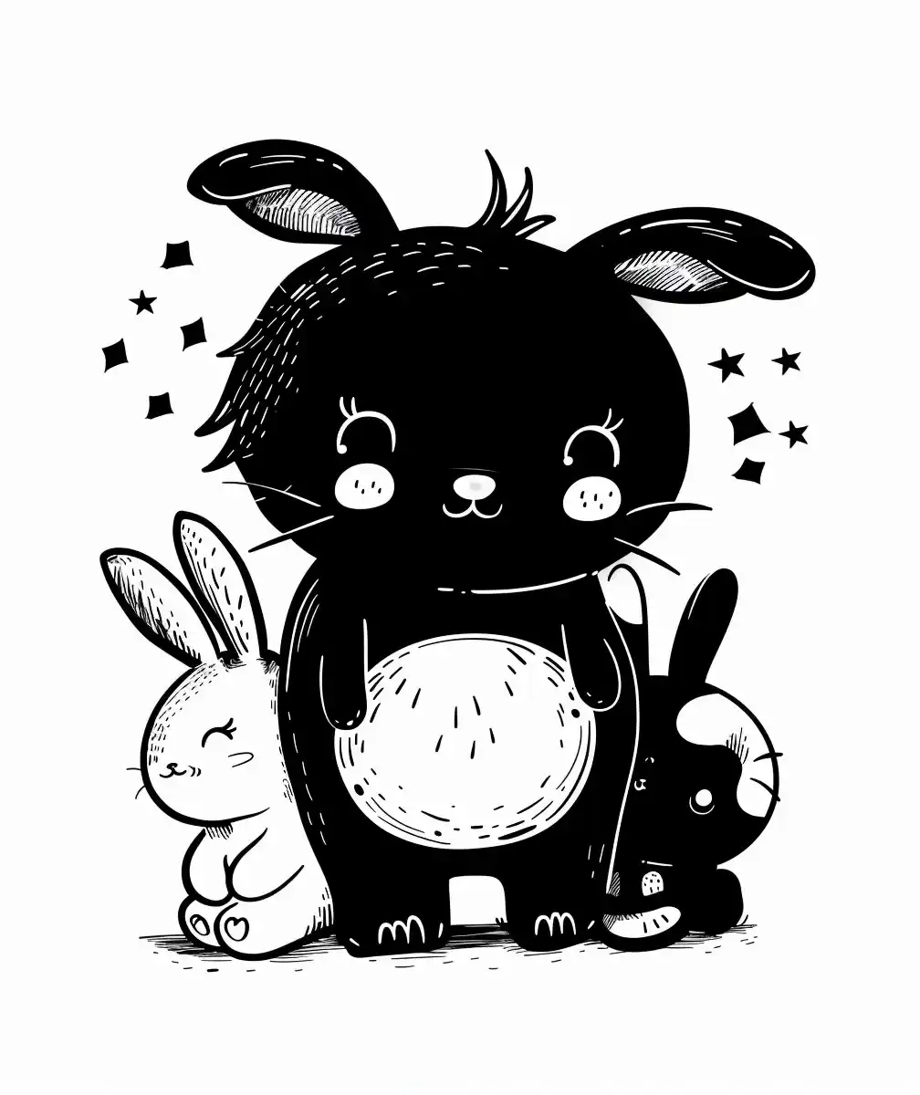 Kawaii Creature Infographic Midjourney提示词