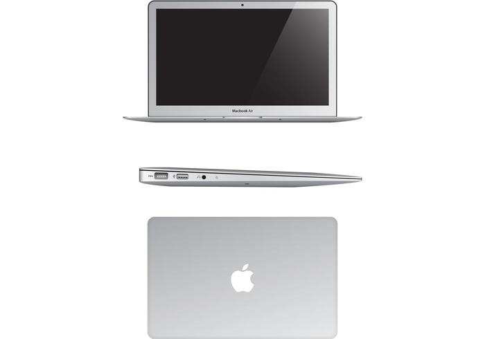 Macbook空气免费矢量