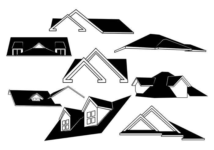 免费的屋顶矢量