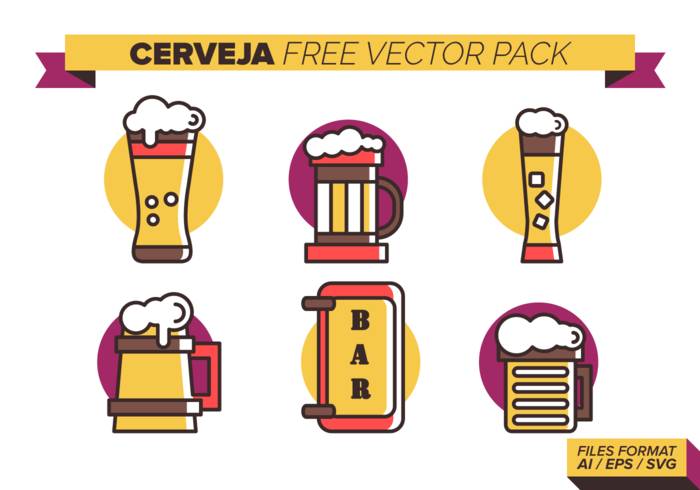 Cerveja免费矢量包