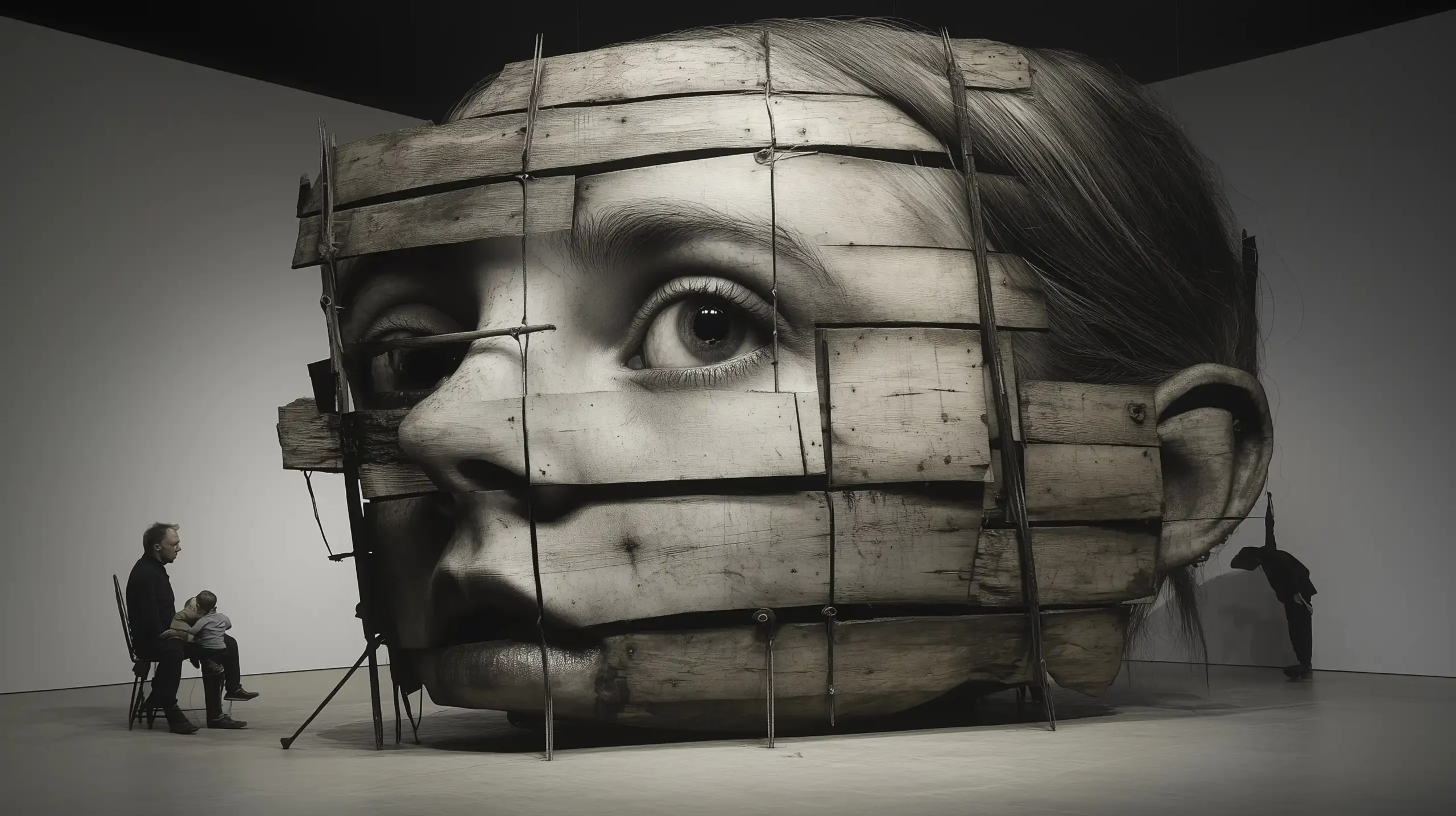 Surreal Woman in Wood Midjourney提示词