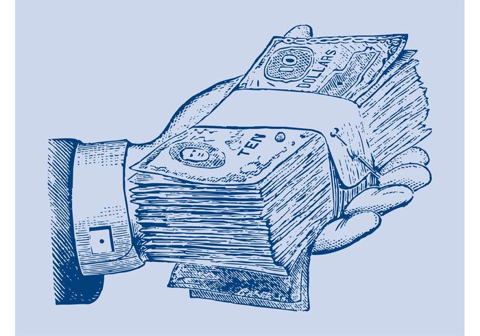 堆金钱