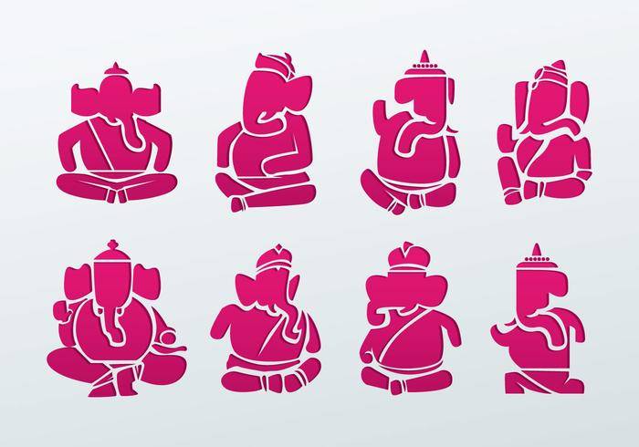 免费Ganpati矢量