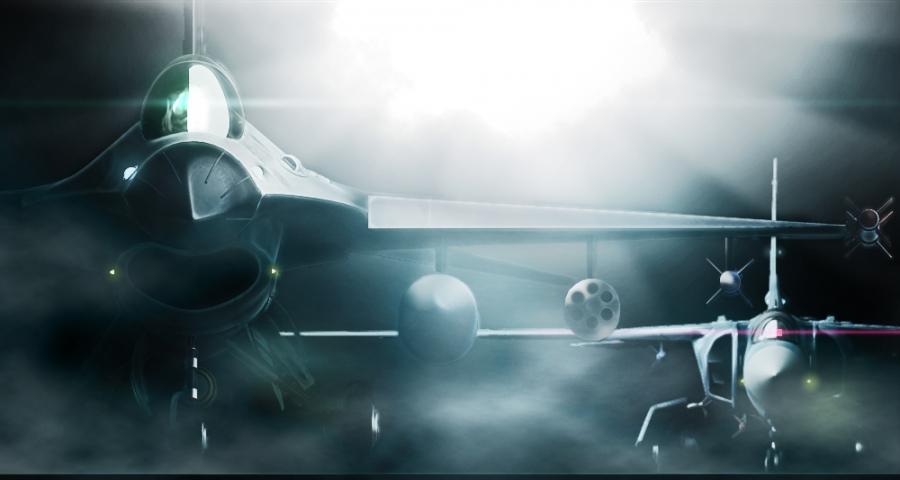 F16&mig23战机模型（不带贴图.版本max2012）