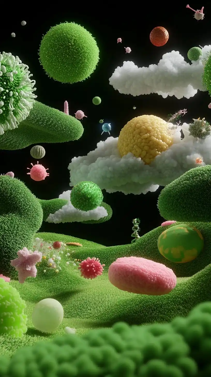 Phytoplankton Depth Variations Midjourney提示词
