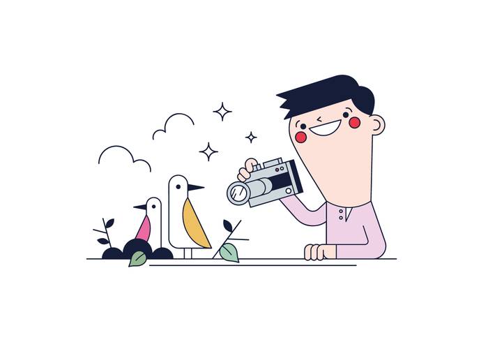免费摄影师矢量
