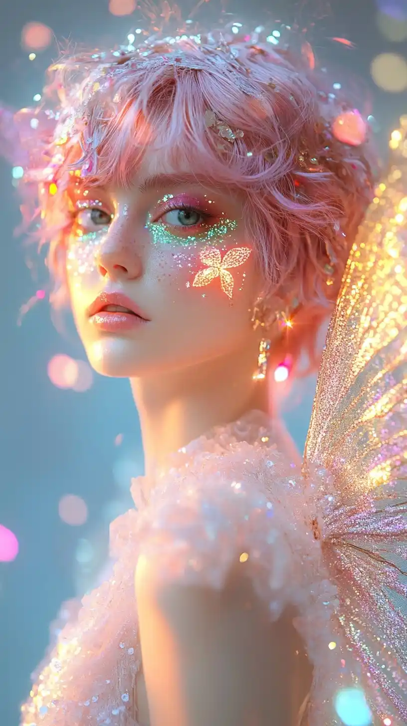 Ethereal Fairy with Wings Midjourney 提示词生成效果