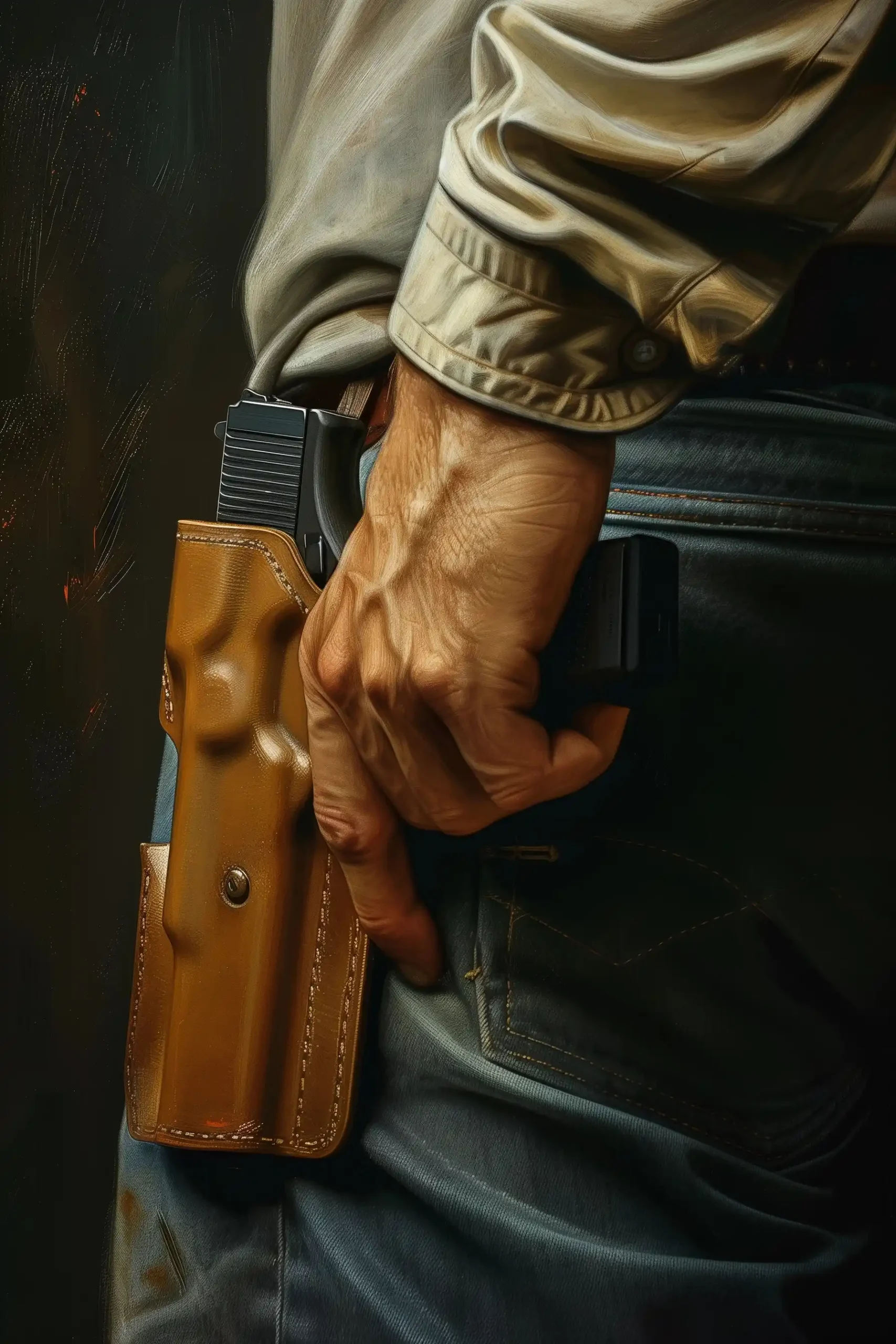 Photorealistic Glock Draw Midjourney提示词