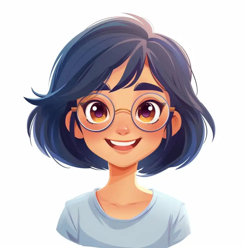 Digital Teacher Broadcast Portrait Midjourney提示词