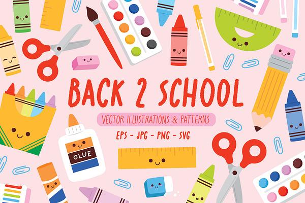 Back to School Vector Illustrations