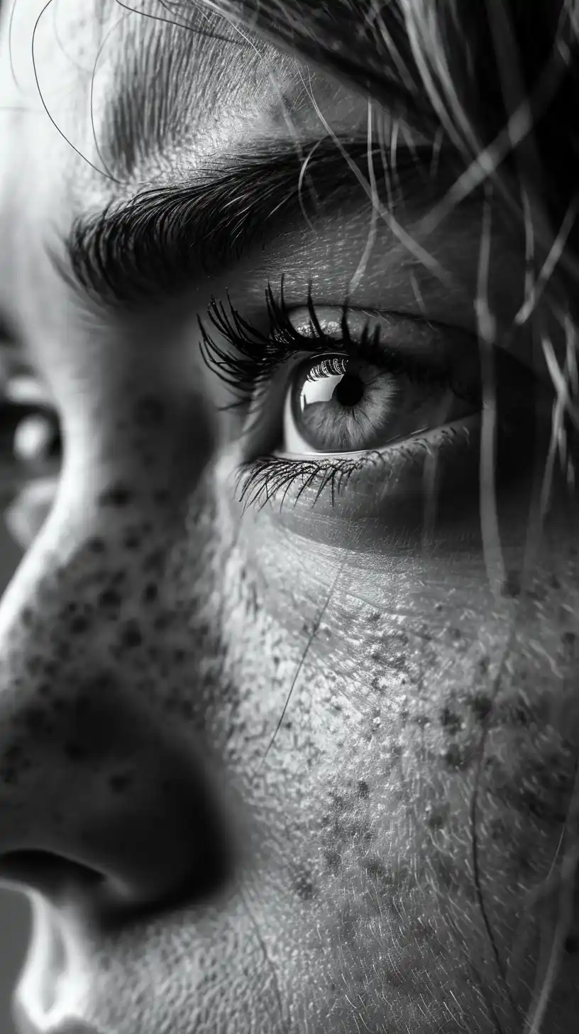 Cinematic Black White Realism Midjourney提示词
